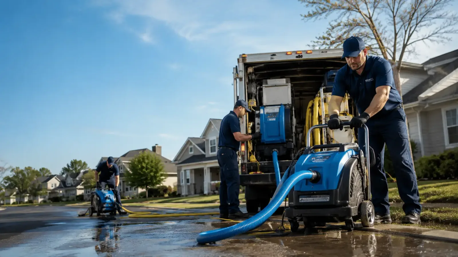 Flood Damage Cleanup in Mount Airy, LA